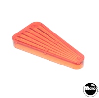 Insert - triangle 2 inch red transparent 550-5070-02