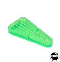 Playfield insert - triangle 2 inch starburst lime green