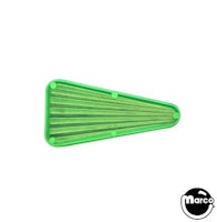 Playfield insert - triangle 2 inch starburst lime green