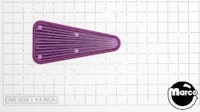 Playfield insert - triangle 2 inch purple starburst