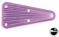 Playfield insert - triangle 2 inch purple starburst