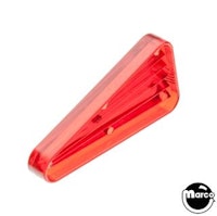 Insert - triangle 2 inch red transparent 550-5070-02