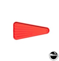 Insert - triangle 2 inch red transparent 550-5070-02