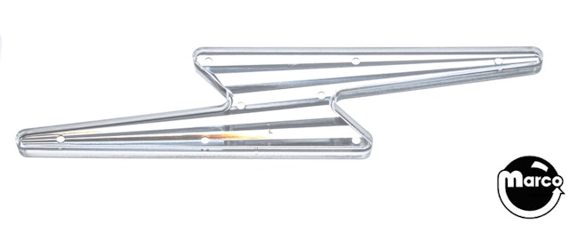 Insert - lightning bolt large clear 6-1/8 x 1-3/8 inch