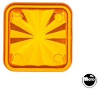 Insert - square 3/4 inch orange starburst