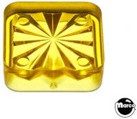 Insert - square 3/4 inch yellow starburst