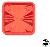 Insert - square 3/4 inch red starburst