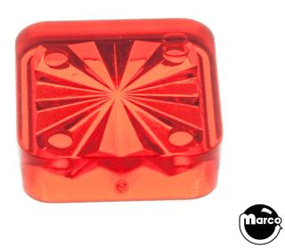Insert - square 3/4 inch red starburst