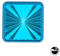 Playfield insert - square 1 inch blue starburst