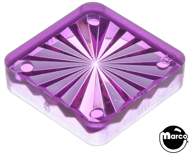 Insert - square 1 inch violet starburst