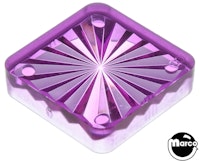 Insert - square 1 inch violet starburst