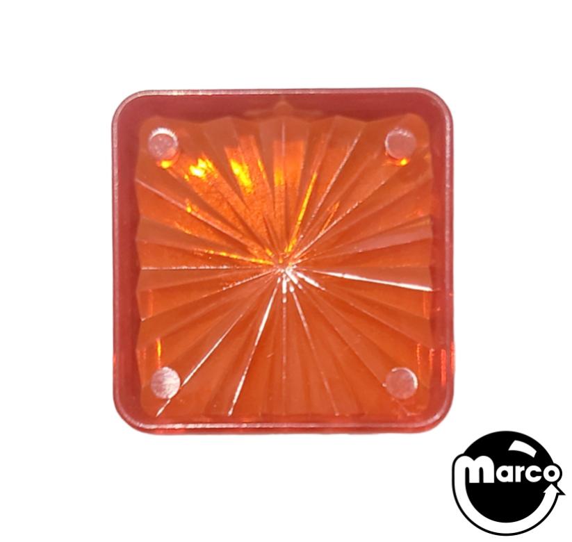 03-7979-8 - Playfield insert - square 1 inch amber starburst