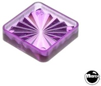 Insert - square 1 inch violet starburst