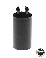 Snap-in standoff No.6 x .666 inch black