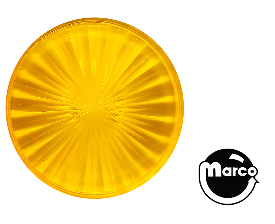 Playfield insert - circle 2-1/2 inch yellow starburst