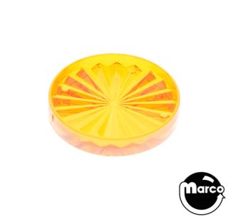 Playfield insert - circle 2-1/2 inch orange starburst