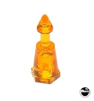 Minipost - plastic orange 1 inch tall