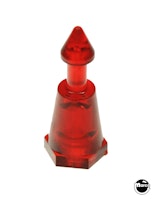Minipost - plastic red 1 inch