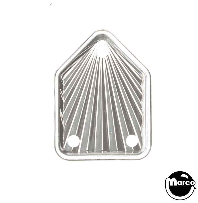 Playfield insert - shield 1 x 3/4 inch
