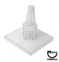 Circuit board standoff w/ adhesive back