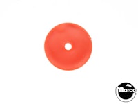 Target face - round 1 inch orange opaque.