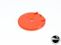 Target face - round 1 inch orange opaque.
