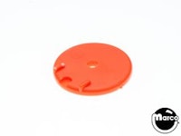 Target face - round 1 inch orange opaque.