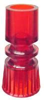 Post - plastic double star red - 1-1/2 inch