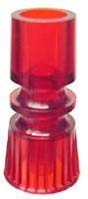 Post - plastic double star red - 1-1/2 inch