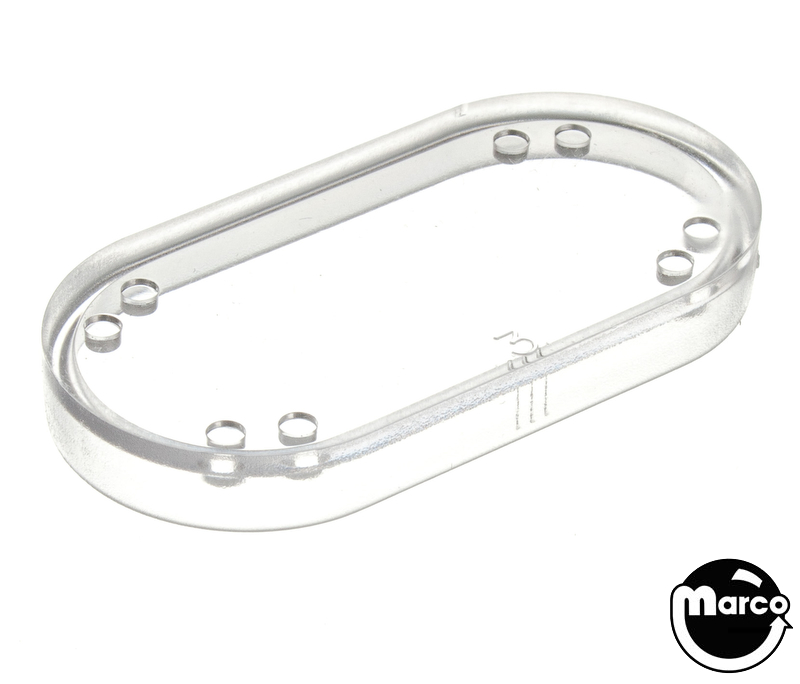 Insert - oval 2 x 1 inch clear