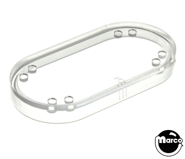 Insert - oval 2 x 1 inch clear