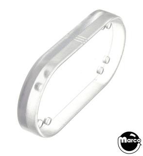Insert - oval 2 x 1 inch clear