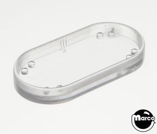 Insert - oval 2 x 1 inch clear