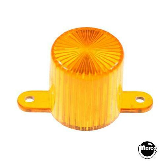 Dome with screw tabs - orange