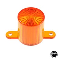 Dome with screw tabs - amber