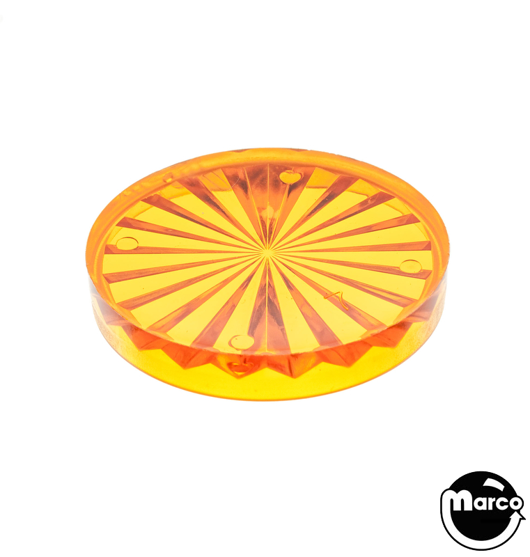 Insert - circle 1-1/2 inch orange starburst