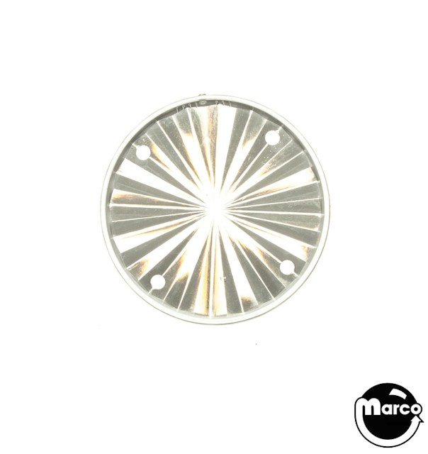Insert - circle 1-1/2 inch clear starburst