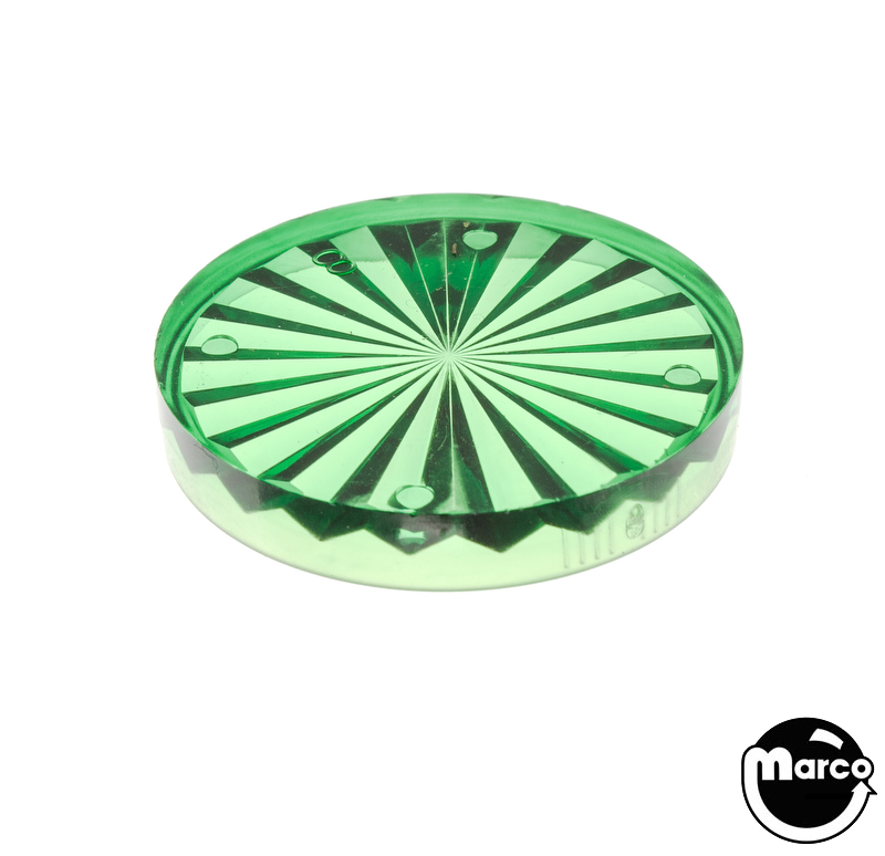 Insert - circle 1-1/2 inch green starburst