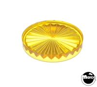 Playfield insert - circle 1-1/2 inch yellow starburst