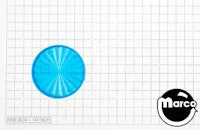 Playfield insert - circle 1-1/2 inch blue starburst