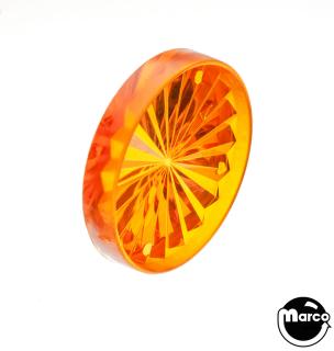 Insert - circle 1-1/2 inch orange starburst