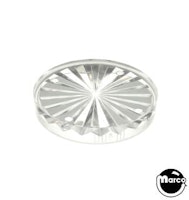 Playfield insert - circle 1-1/2 inch clear starburst