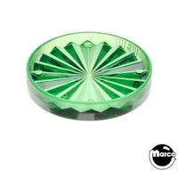 Playfield insert - circle 1-1/2 inch limegreen starburst