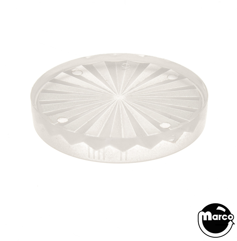 Insert - circle 1-1/2 inch frosted starburst clear