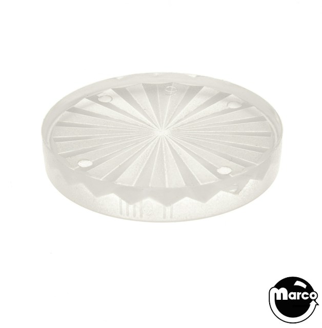 Insert - circle 1-1/2 inch frosted starburst clear