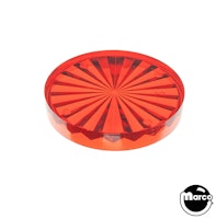 Playfield insert - circle 1-1/2 inch red starburst