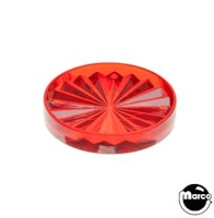 Playfield insert - circle 1-1/2 inch red starburst
