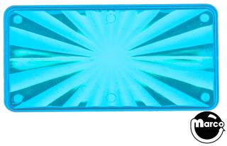 Insert - rectangle 2-1/4 inch blue starburst