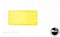 Insert - rectangle 2-1/4 inch Starburst Transparent Yellow