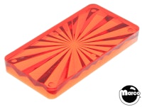 Insert - rectangle 2.243" s/b trp-red